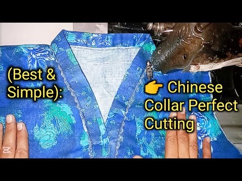 V neck kurti cutting and stitching Overlap V Neck Design Sewing for Beginners
