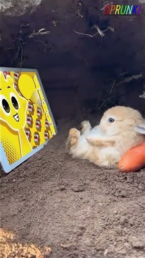 Cute Bunny Watching incredibox Sprunki intro