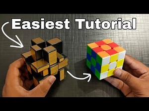 Solve a Mirror cube || Let's solve this amazing Cube|| Easiest Tutorial || Mirror Rubik's cube ||