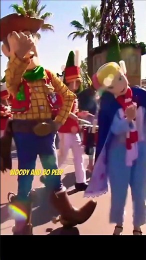 Woody + Bo Peep = Pure Disney Magic 💗 Toy Story Magic #disney #toystory #shorts