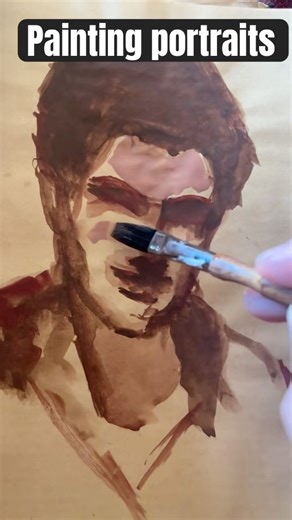 How to paint portrait DEMO for beginners