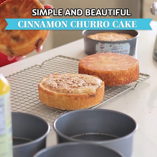 53K views · 1K reactions | Sweet and Swirled Cinnamon Churro Cake Recipe | Neurotic Mom | Facebook