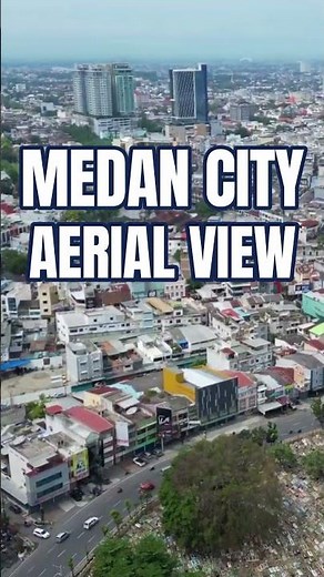 Medan City from Above: Breathtaking Aerial Views!