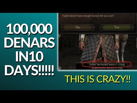 Ultimate Smithing Guide | 100k in 10mins - M&B 2: Bannerlord Money Making Tutorial