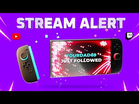 How to setup This Switch 2 Animated Stream Alert for FREE
