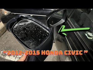 How to Replace Side Mirror on Honda Civic 2012–2015 | Driver & Passenger Side