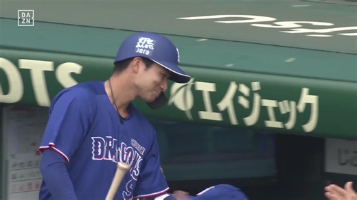 中日・石伊雄太🐲逆転のツーランホームラン🚀インコースをレフト線の中段まで運ぶ！！こんなんメガネレス古田やん👓🆖#dragons #tigers #中日ドラゴンズ#髙橋宏斗 #石伊ホームラン #井上監督