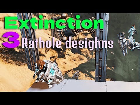 3 Extinction Rathole's base designs! | Ark ASA | PVP