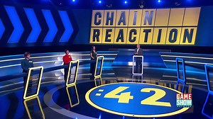 The Baking Buddies have 42 seconds to complete 2 chains. If they can pull it off, they'll win $10,000! Chain Reaction with Dylan Lane, All New Weeknights 5p | Game Show Network