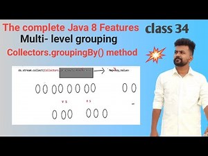 Java 8 features - class 34 - Collectors class -groupingBy() method and multi level grouping