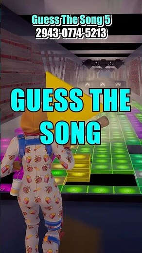 Guess The Song In Fortnite! #fortnite #fortnitemusicblocks #guessthesong