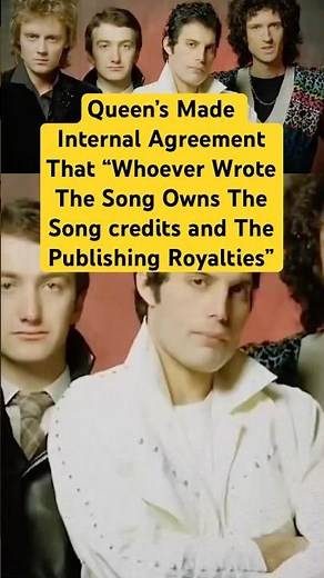 The Deal That Made Queen's Members Millionaires #ClassicRock #MusicHistory