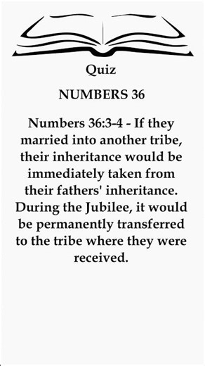 😮 Inheritance & Tribes: What Numbers 36 Reveals! 📜