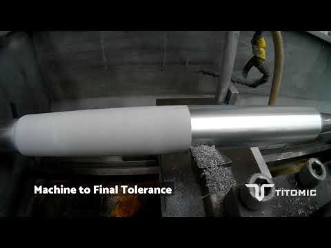 Fast shaft repair with Cold Spray and the Titomic D523