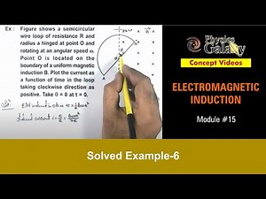 Class 12 Physics | Electromagnetic Induction | #15 Solved Example-6 on Electromagnetic Induction