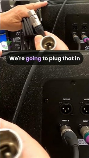 Step 2: Connect Subwoofer to Speakers #bass #livesound #speakershopping #audiotech