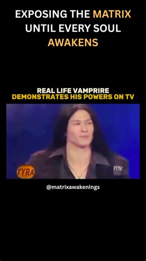 Matrix on Instagram: "This is proof vampires exist👇 Most see it as just a myth! While in reality, they are very real. And you can even see them on TV! That’s what no one will tell you. Why you have to know their secrets! Because vampires existed long ago. For years they have been here! That’s why our book “The Book of Wisdom” exposed the secrets of them. Grab yours from the link in my bio and find yourself above the sheep! 👁️ • #curious #disturbing #mysteries #data #official #planet #knowthetr