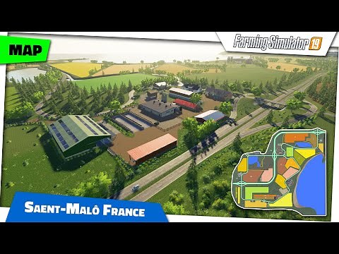 New MAP "St Malo France Multifruits" - Farming Simulator 19 | Maps Review