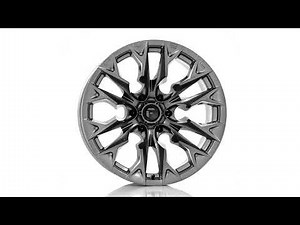 FUEL OFF-ROAD FLAME - 20X10 - PLATINUM