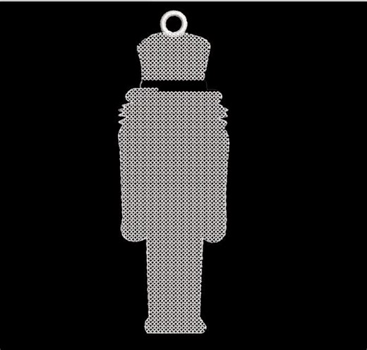 FSL Nutcracker Ornament Embroidery Design, Lace Soldier Christmas Ornament, Holiday Machine Embroidery File - Etsy