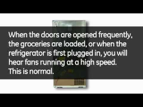 Normal Sounds on Bottom Freezer Refrigerators