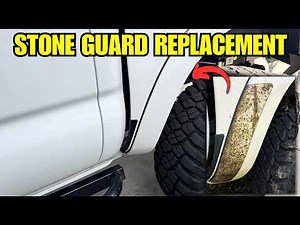 Tacoma Vinyl Stone Guards REMOVE AND REPLACE With OEM Parts!