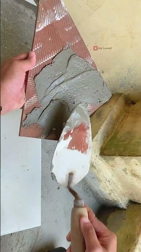 Perfect Ceramic Tile Cut for Tricky Corners – Must-Try DIY Trick! #TileCutting #CeramicTileHack