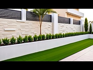 Top 200 Modern Garden Fence Designs & Backyard Garden Wall Ideas 2026 | Home Exterior Wall Design
