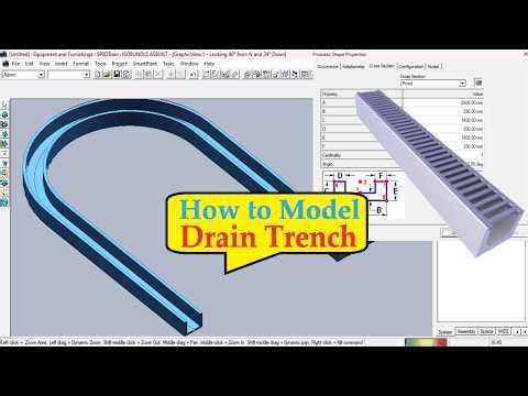 SP3D Training | Lecture 35 | How to Model Drain Trench in SP3D