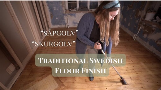Scandinavian Soaped Floors – How to Bleach and Brighten Wooden Floors