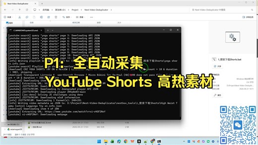 P1：批量搜刮！如何用 Python 脚本全自动采集 YouTube Shorts 高热素材