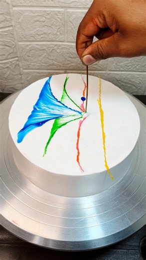 Unique Cake Decorating Ideas #cakedesign #vannila #youtubeshorts #viralvideo #cake