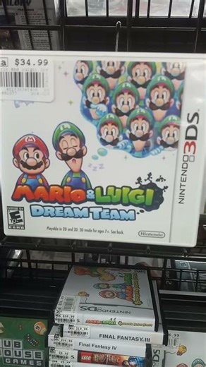 Mario and Luigi Dream Team #nintendo #mario #nostalgia #shorts #vlog #retro #games #short