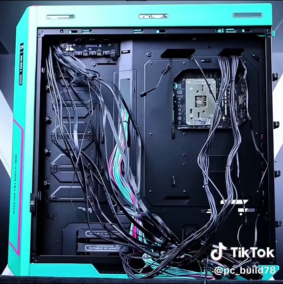 Ultimate ROG × Hatsune Miku Edition PC Build 🔥 | RTX 5080 Ryzen 7 9800X3D Beast Setup 2025! #pcbuild #gaming #asmr #miku #amazing