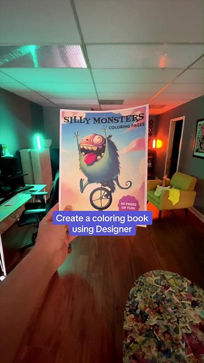 Start creating unique designs that are meant to be shared. Shoutout to Travis Brown for showing how he created a coloring book using Designer! ⬇️ Try Designer today ⬇️ designer.microsoft.com #microsoftdesigner #microsoft #ai #coloringbook #graphicdesign