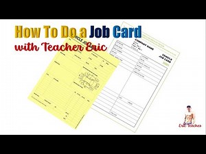 💡How to Do a Job Card