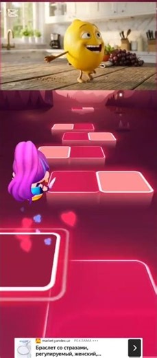 Talking Lemon in Tiles Hop 🍋🎵