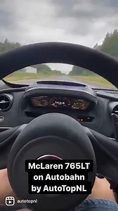 McLaren 765LT on Autobahn 😵‍💫 | AutoTopNL