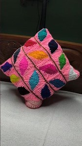 Crochet Pillow Cover Tutorial🛌 #crochet #crochetpillow #crochetcushioncover #crochettutorial #croche