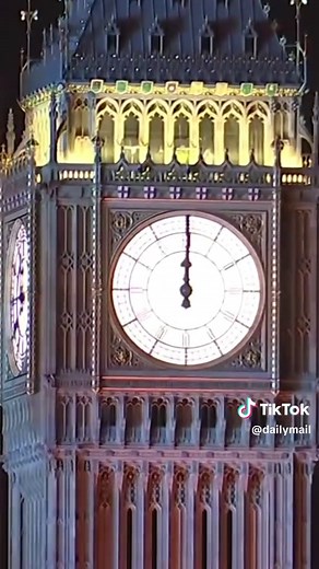 The midnight chimes of Big Ben marked beginning of the New Year in London. #2025 #newyear #newyears #nye #happynewyear