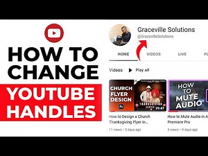 How to Change YouTube Channel Handle | Custom URL