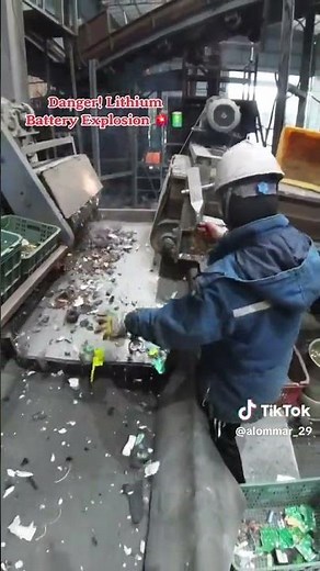 Lithium Battery Explosion Caught on Camera: Workplace Safety Warning