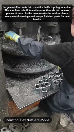 Industrial Hex Nuts are Made