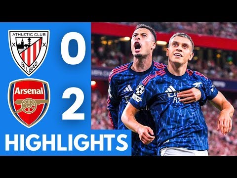 Athletic Club vs Arsenal (0-2) Highlights | UEFA Champions League 2025/26