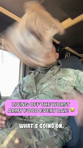 This video shows what the army makes soldiers eat