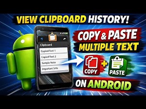 View Clipboard History - Copy and Paste Multiple Text on Android