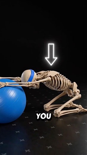 If you have an exercise ball try this!
