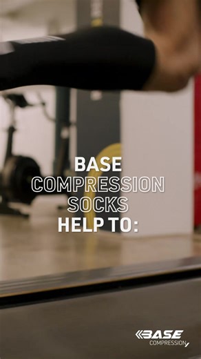 BASE Compression Socks provide an athletic compression profile that's second to none. Experience energy return in a sock that supports you while you train. #basecompression #compressionsocks #travelcompression #compressionwear