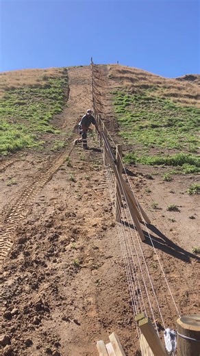 Tightening up! #taranaki #fencingcontractor #nzfencing #smallbusiness #nzfarming #stratfordnz
