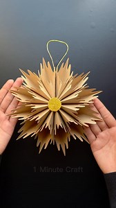 6.6K views · 93 reactions | Amazing 3D snowflake for paper craft #snowflake #crafts | 1 Minute Craft | Facebook